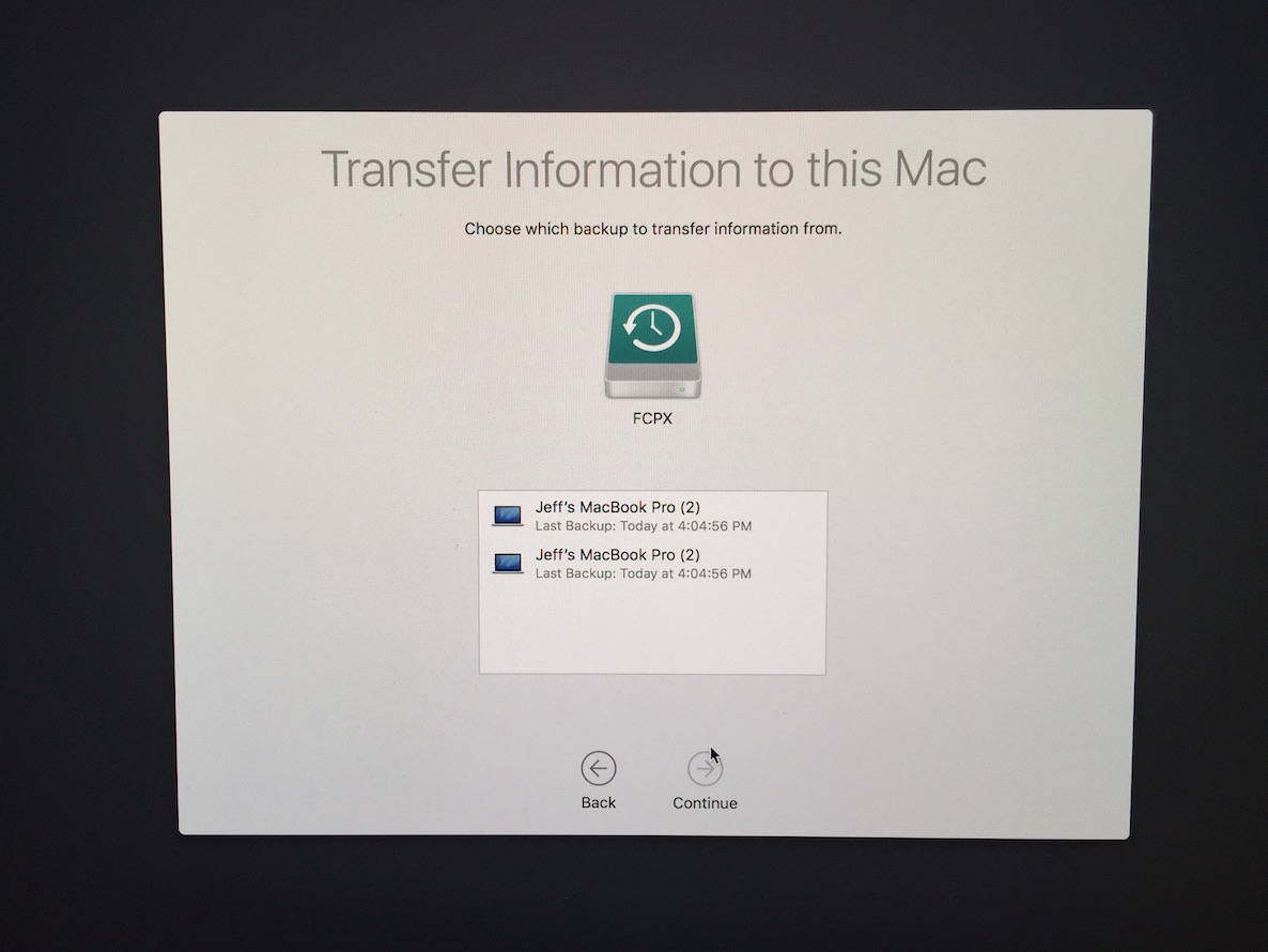 Selectively restore apps mac time machine download